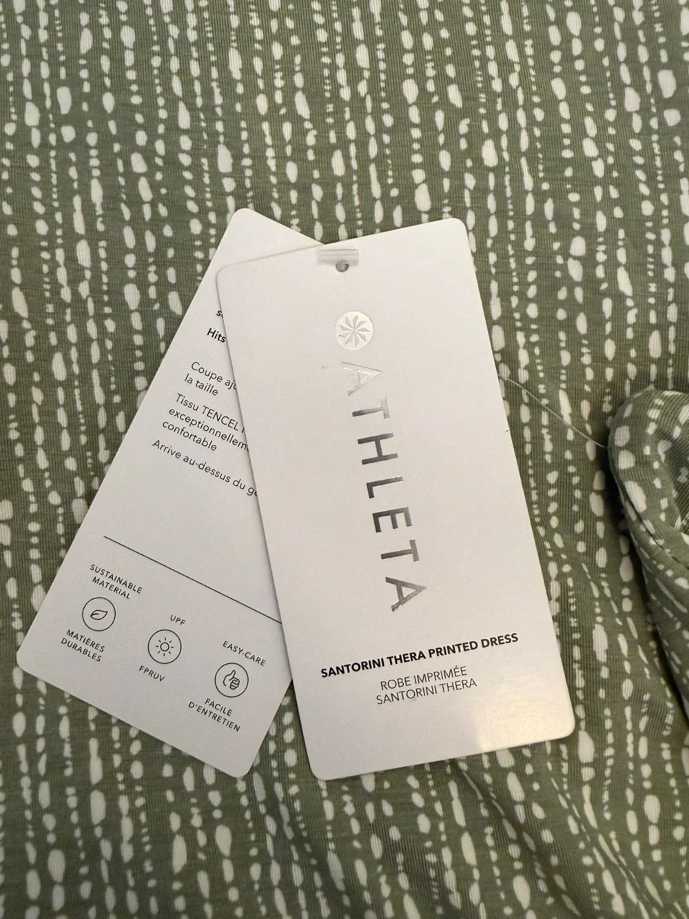Athleta Santorini Thera Printed Dress New With Tags - Picture 6 of 7